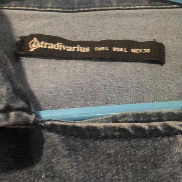 CUTE MOTO STYLE JEAN JACKET WITH SPANDEX - Picture 3 of 6